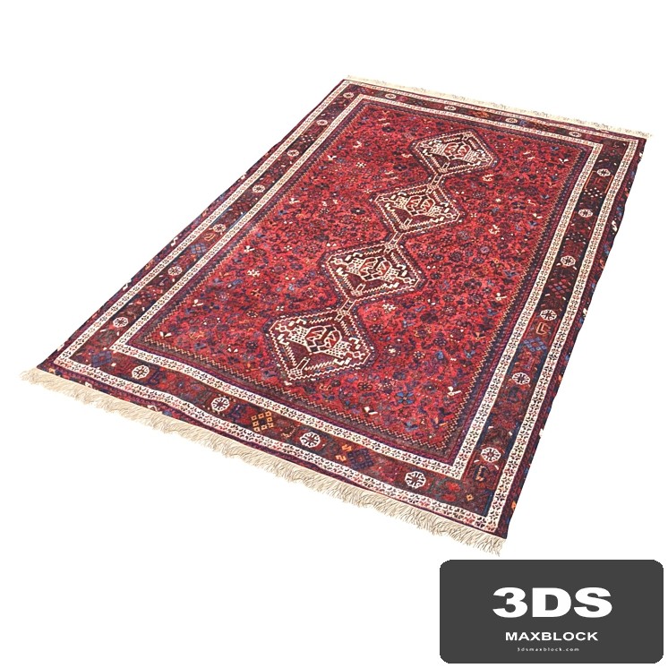 Antique Arab Khamseh rug from Iran