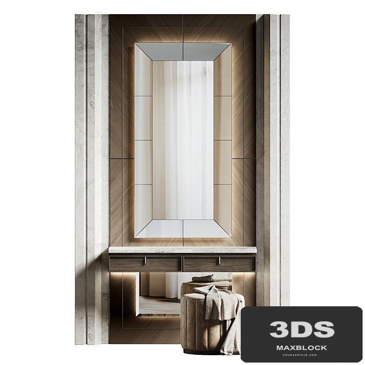Dressing table with stone stv007.