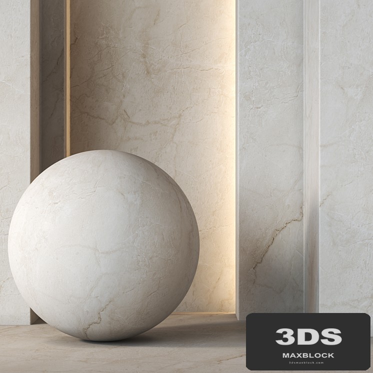 Beige Slab Marble Texture 4K - Seamless