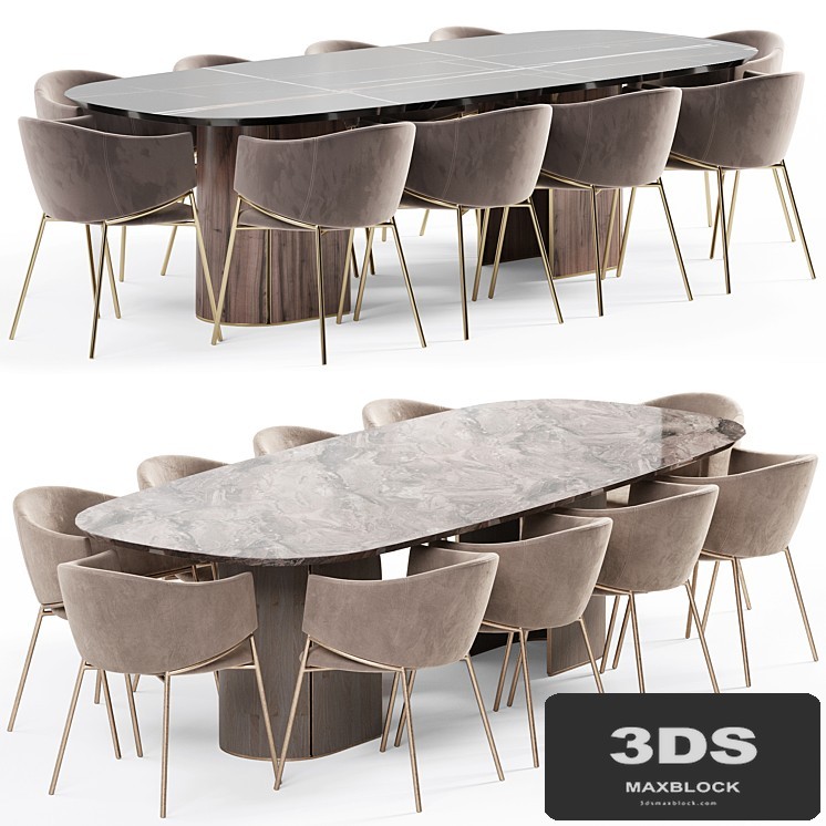 Eliza chair and Duna table
