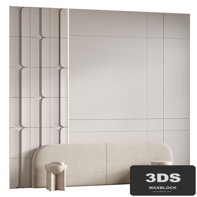 Headboard 3d Wall Panel 06