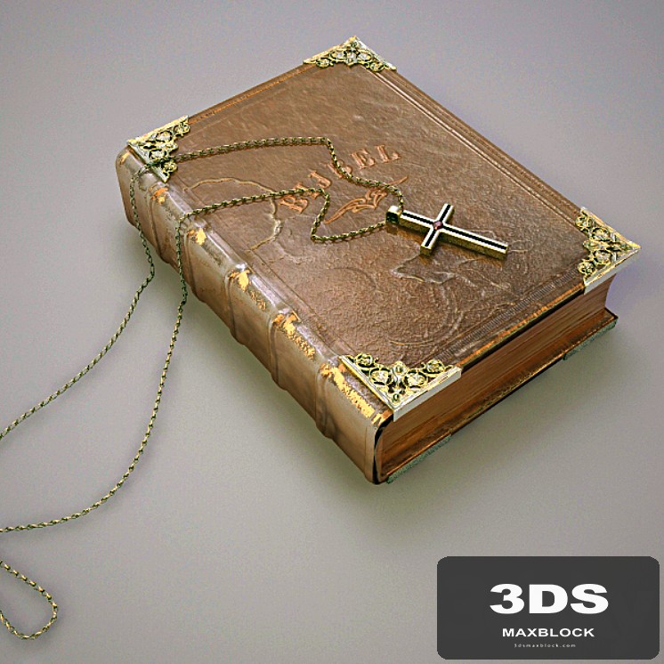 Bible and a cross.