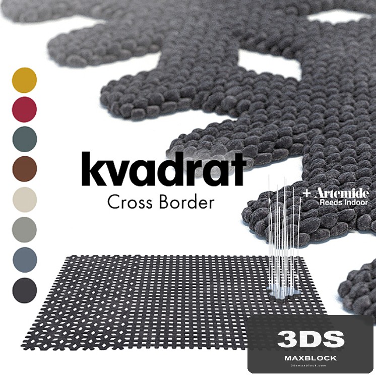 Kvadrat crossborder rug + reeds indoor