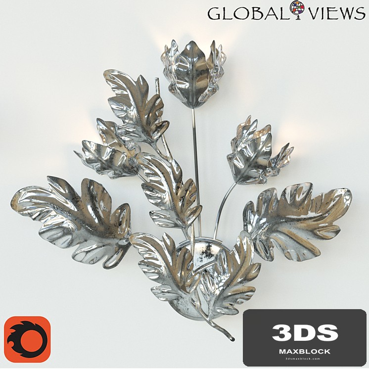 Dancing leaves Sconce