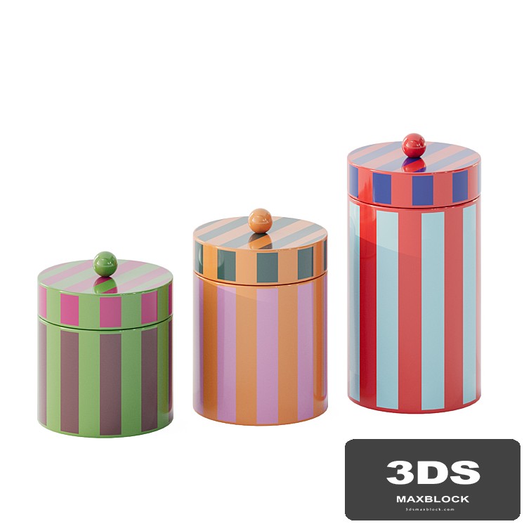 A set of storage jars