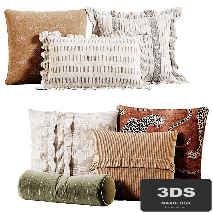 Decorative cushions set 07