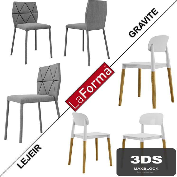 laForma Lejeir Gravite chairs