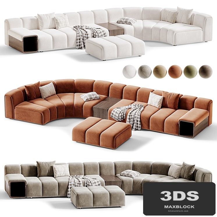 Minotti Ruffle Sofa