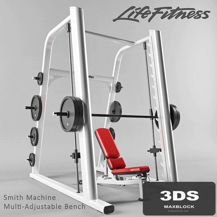 Smith machine and Multi-Adjustable Bench