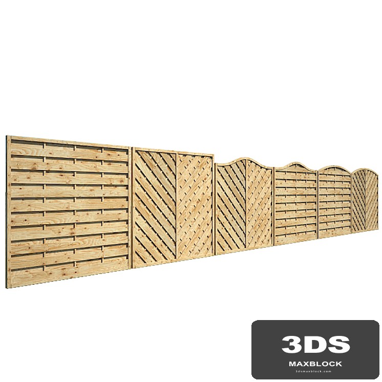 Wooden fence