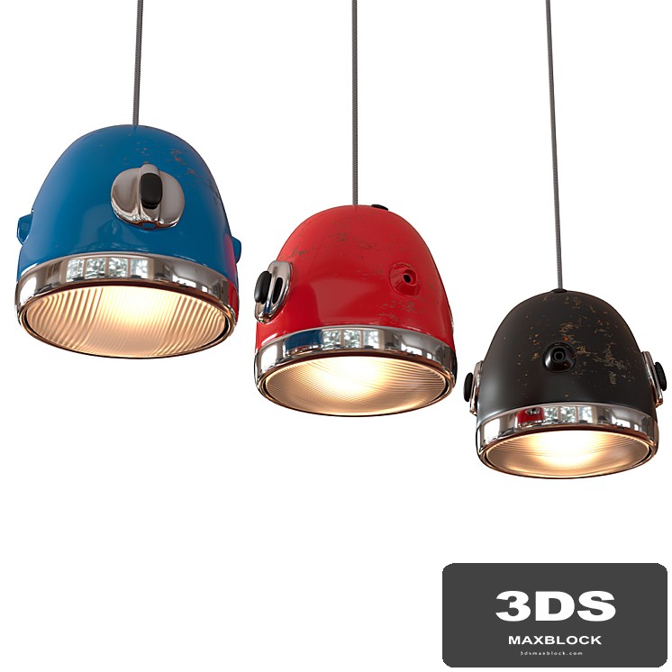 Urban Light Factory / Blue, Red, Black