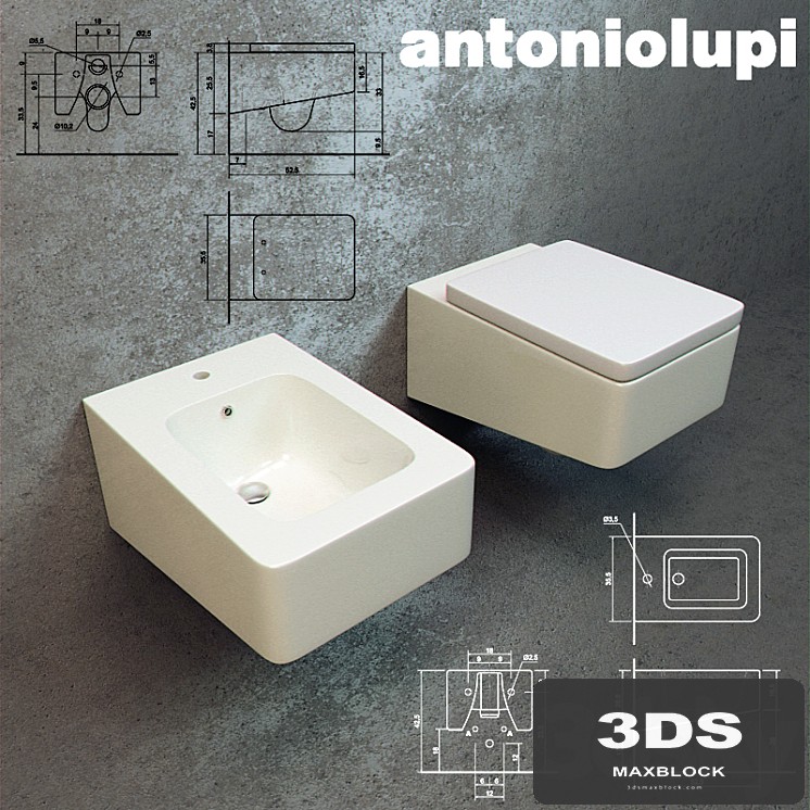ANTONIO LUPI SANITARY WARE SQUADRO