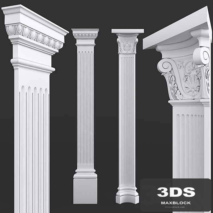 Pilasters of Sabur decor